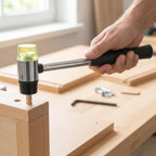 Double Head Rubber Mallet Non-slip grip & durable steel handle - Detail View 8