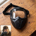 Protective Bike Goggle Face Mask Detachable Shield for Outdoor Safety