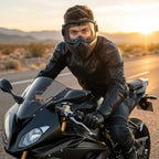 Protective Bike Goggle Face Mask Detachable Shield for Outdoor Safety - Detail View 8