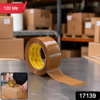 Brown Cello Tape Strong Adhesive Packing for Secure Shipping - Side View