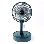 USB Table Fan Compact, Quiet, Adjustable Stand for Desk
