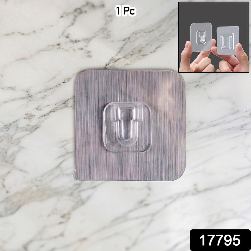 Heavy Duty Self Adhesive Wall Hook Space-Saving & Multipurpose - Side View