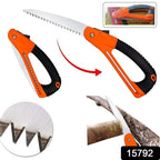 Folding Pruning Saw 15 Inch Mini Garden Tool - Side View
