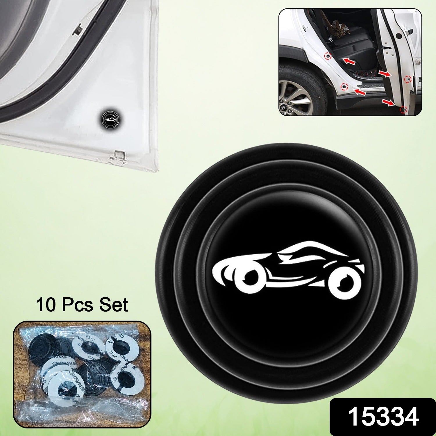 ALVENZA Car Door Protector – Anti-Collision Shock Absorber (10 Pcs) | Velvet Wheels