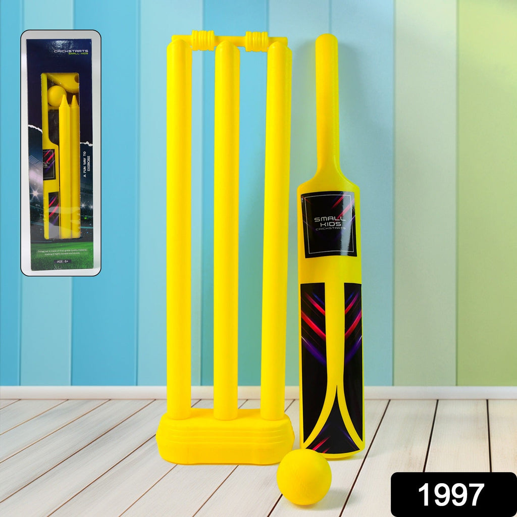 Kids Cricket Kit Durable Plastic Set for Boys & Girls | Aditi - Side View