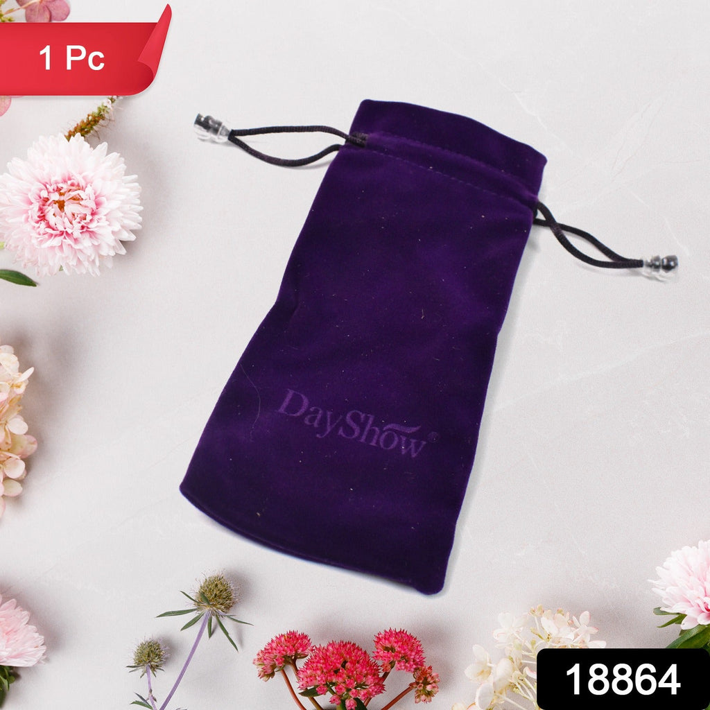 Small Drawstring Gift Bags Fancy & Reusable | Organivo - Side View