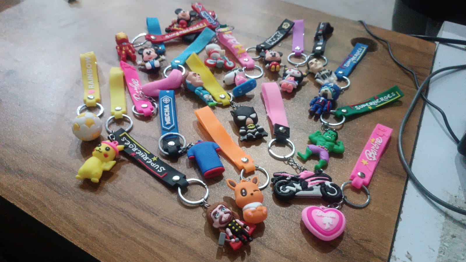 ALVENZA Cartoon Silicone Keychain – Cute 3D Character Bag Charm for Kids | Styleva