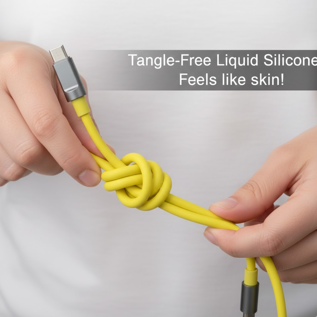ALVENZA Type C Fast Charging Cable – with Light & 1m Durable | Indo Glow