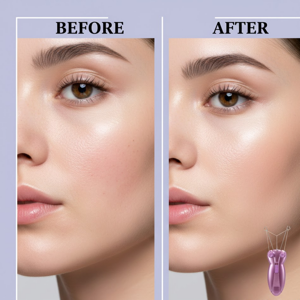 Electric Facial Hair Remover – Gentle & Smooth Skin | Velvet Wellness