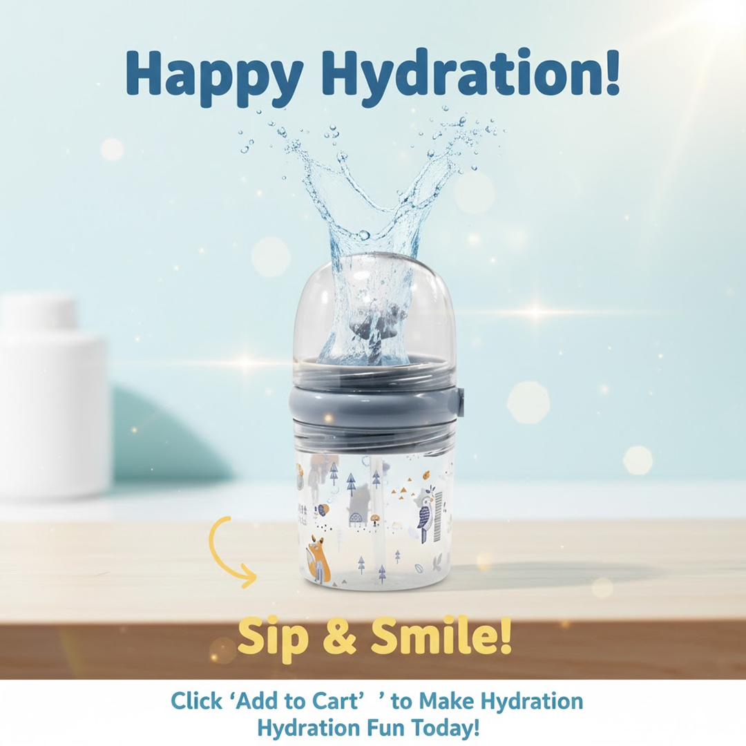Whale Spray Sippy Cup Spill-Proof Fun for Toddlers | Feedora - Detail View 5