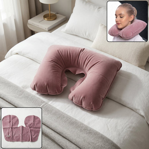 U-Shaped Travel Neck Pillow – Ergonomic Soft Foam Support for Comfort