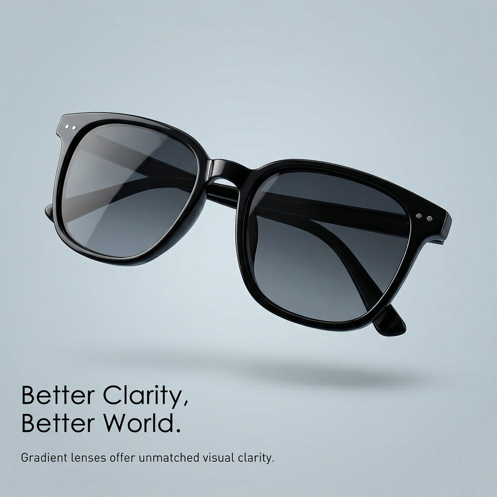 UV Protection Sunglasses Classic Black Frame for Men & Women - Detail View 8