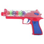 ALVENZA Transparent Gear Toy Gun – 3D Lights & Music for Kids | Aditi