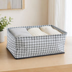 Foldable Cloth Organizer Basket Space-saving Home Storage - Front View