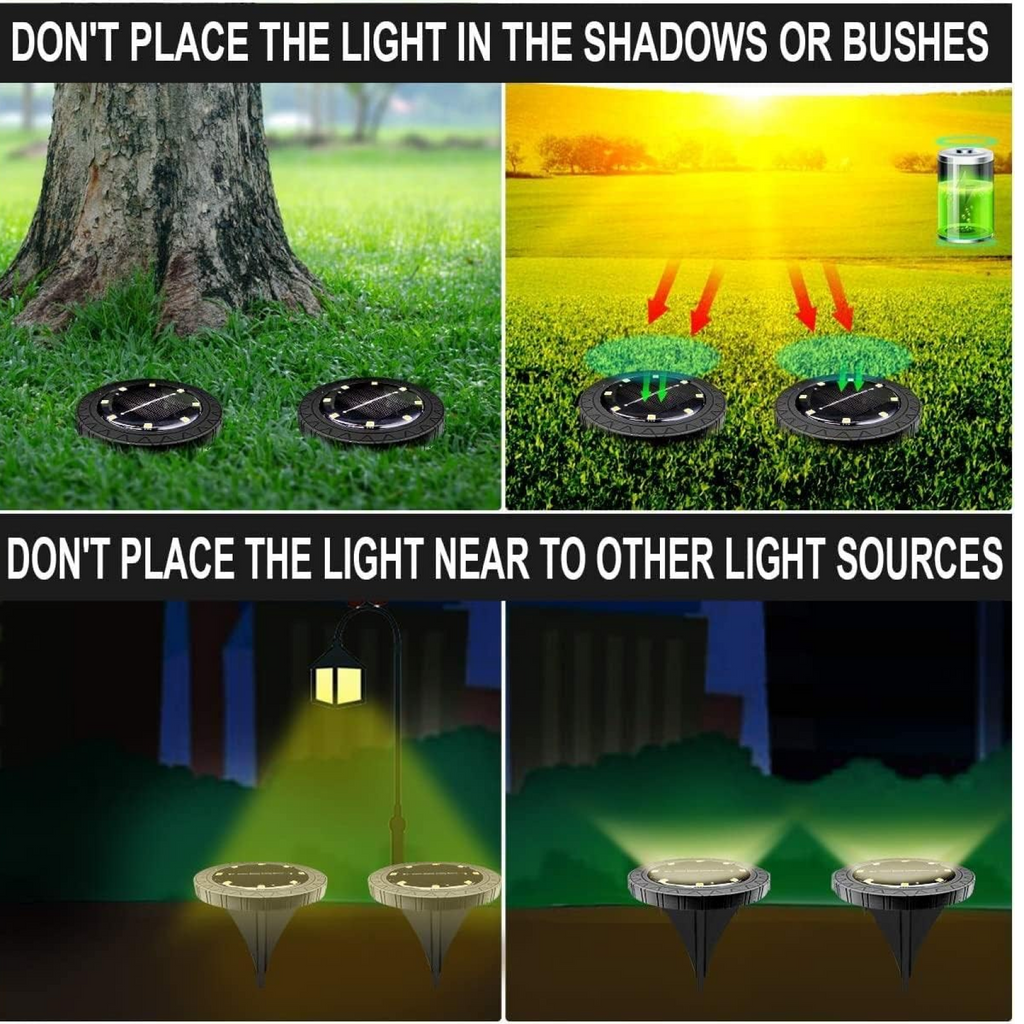 ALVENZA Solar Powered LED Garden Lights – Eco-Friendly Outdoor Pathway Lighting