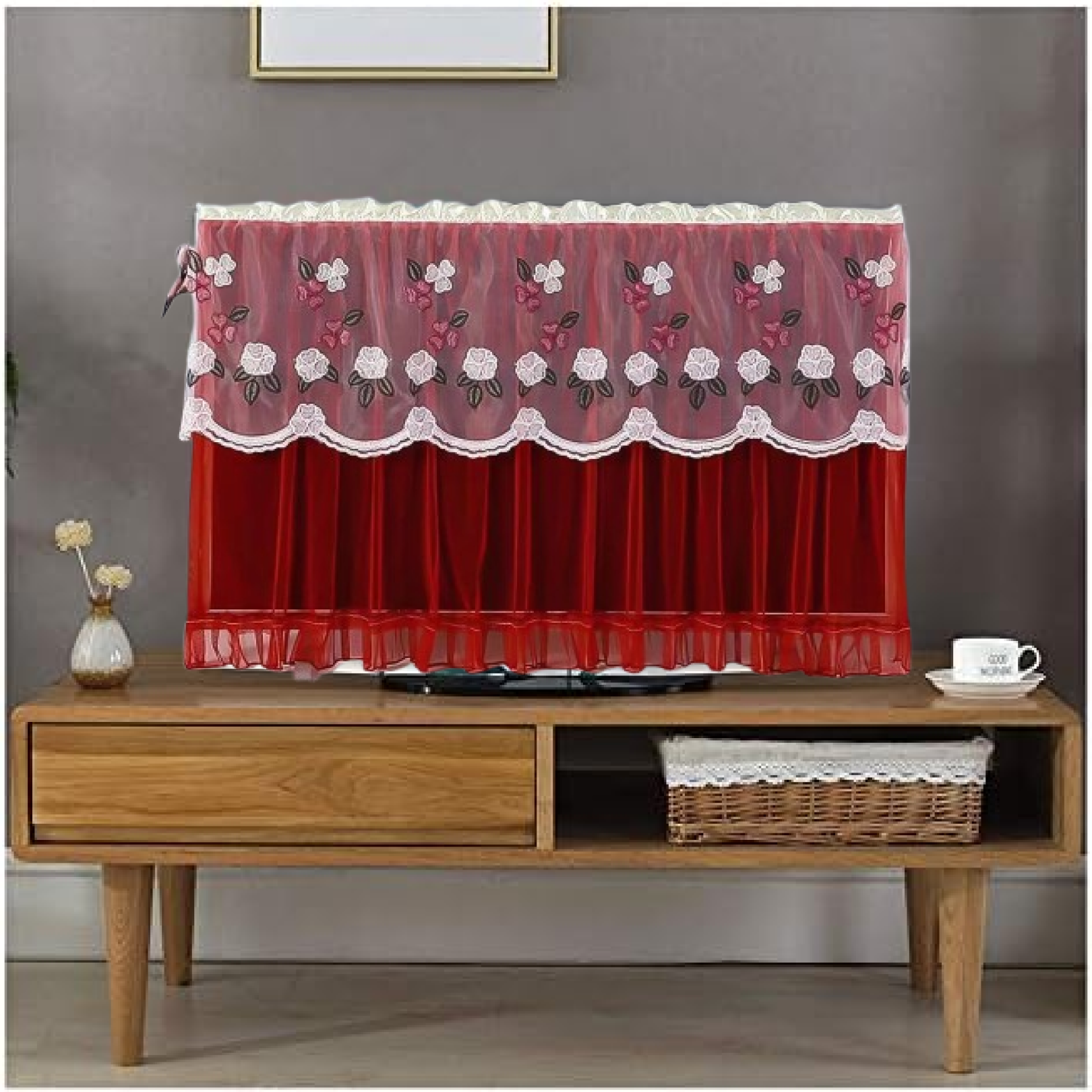 ALVENZA Dustproof TV Cover 42 Inch – Elastic Antistatic Protector | FreshAura