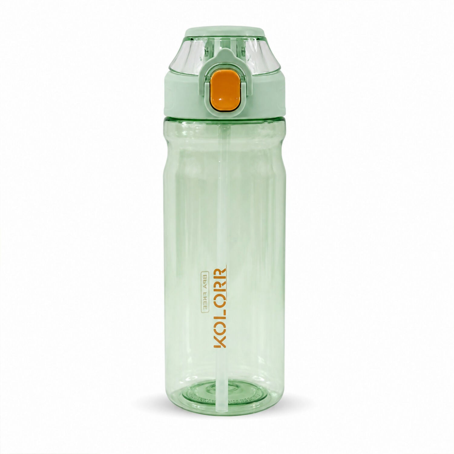 ALVENZA KOLORR Leakproof Flip-Top Sports Water Bottle with Straw for Gym Use (630ML)