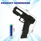 ALVENZA Soft Bullet Toy Gun Set – Rechargeable with Dual Firing Modes