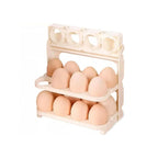 Foldable Egg Tray 24-Grid Refrigerator Organizer | Tidy Table - Detail View 5