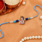 ALVENZA Spiritual Lord Krishna Rakhi – Beautiful & Durable Design for Raksha Bandhan