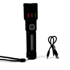 ALVENZA LED Flashlight USB Rechargeable – Zoom & 5 Lighting Modes