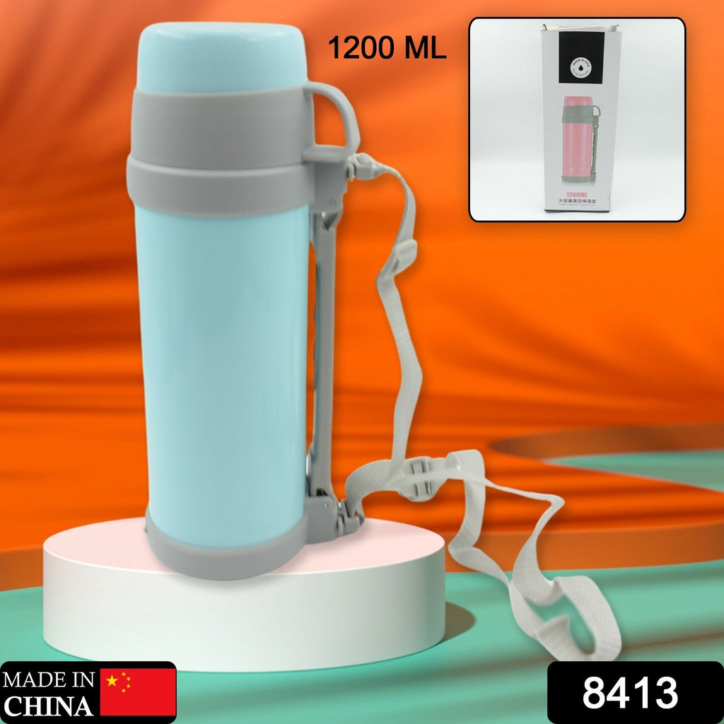 ALVENZA Stainless Steel Vacuum Bottle – 1200ml Insulated | Bottlart