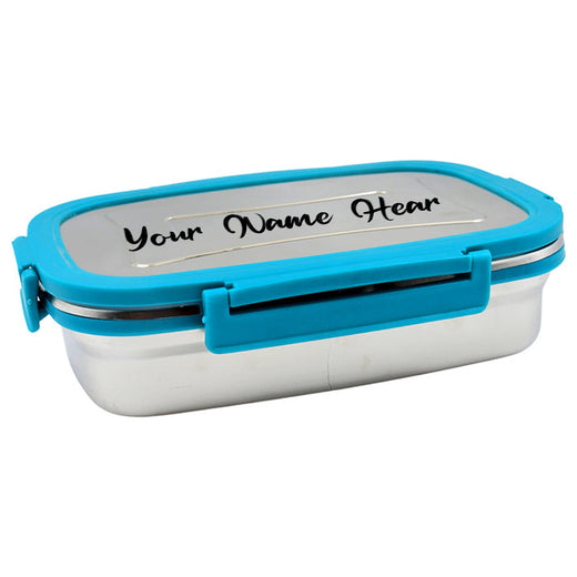 ALVENZA Stainless Steel Lunch Box – 2 Compartments & Spoon | CustomSpot