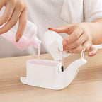 ALVENZA Snail Shape Soap Dispenser – Portable & Refillable | VelvetBubbles