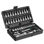 ALVENZA Socket Set – 46 Pcs 1/4" Drive Tool Kit | RaceVault