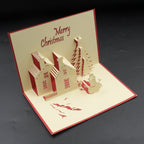 3D Paper Wish Card Unique Pop-Up Greeting Cards | TinyMystery - Front View