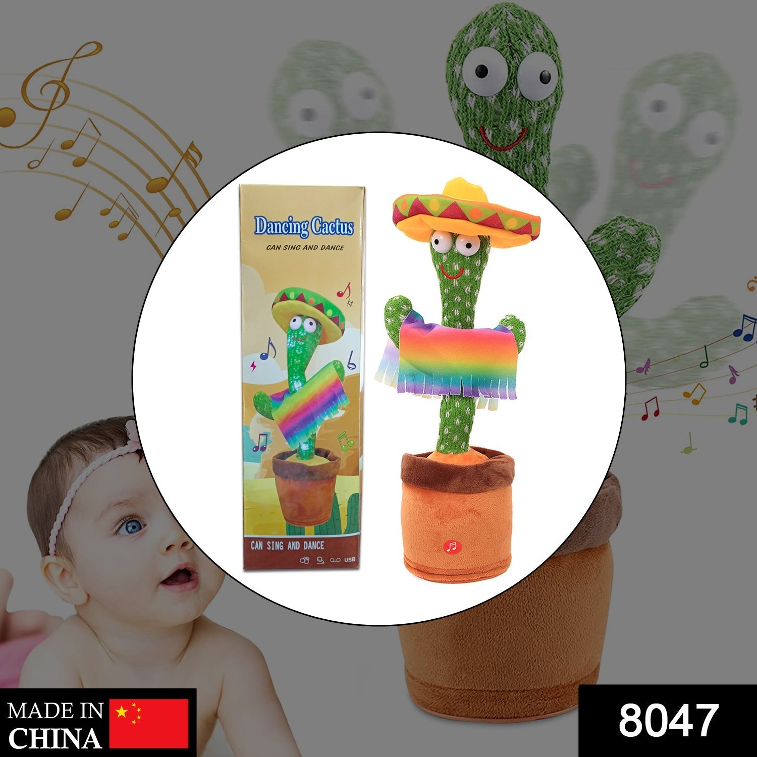 ALVENZA Dancing Cactus Toy – Talking & Singing Plush | Little Learners