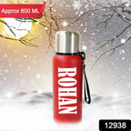 ALVENZA Personalized Stainless Steel Water Bottle – 600ml Leak-Proof Thermos | CustomSpot