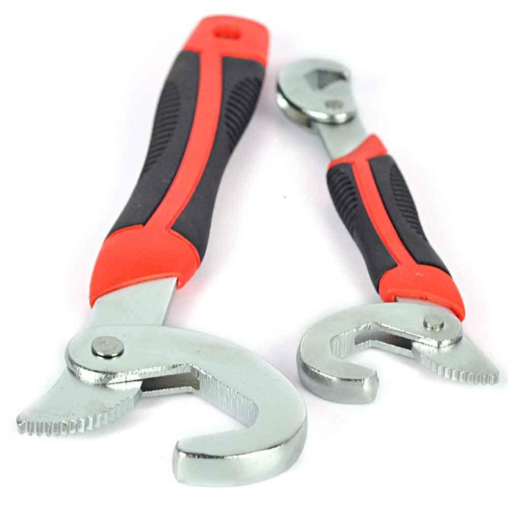 ALVENZA Adjustable Wrench Set – Universal Snap Grip 2-Pc | BoltForce