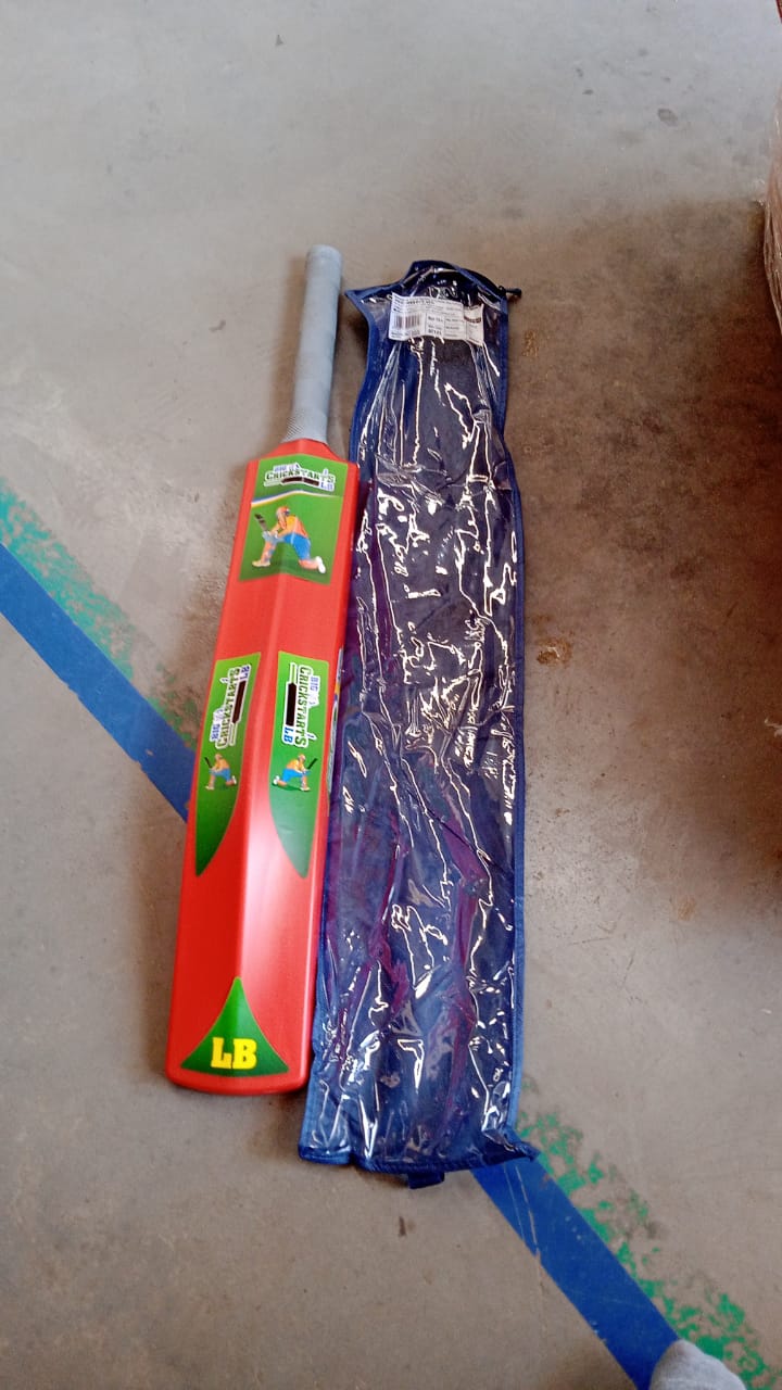 Plastic Cricket Bat for Kids Durable HDPE Play Bat | Aditi - Detail View 7