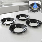 ALVENZA Gas Stove Flame Protector Ring – 4 Pc Set for Efficient Cooking