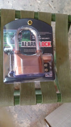 ALVENZA Security Alarm Lock – Waterproof Anti-Theft Padlock | AutoSafeo