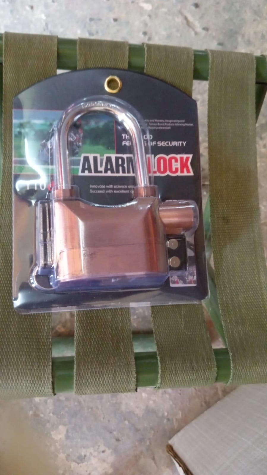 ALVENZA Security Alarm Lock – Waterproof Anti-Theft Padlock | AutoSafeo