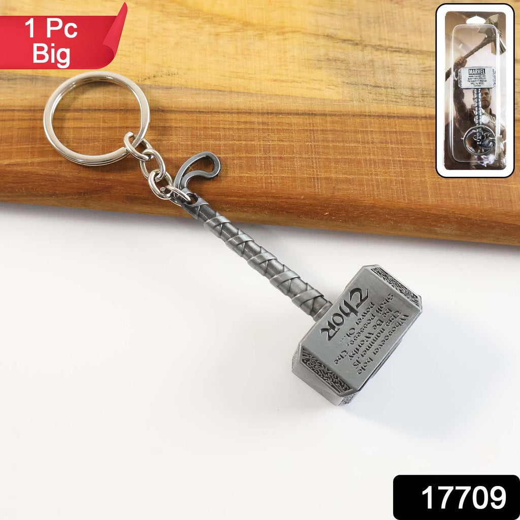 ALVENZA Metal Hammer Shape Keychain – Durable Alloy Miniature
