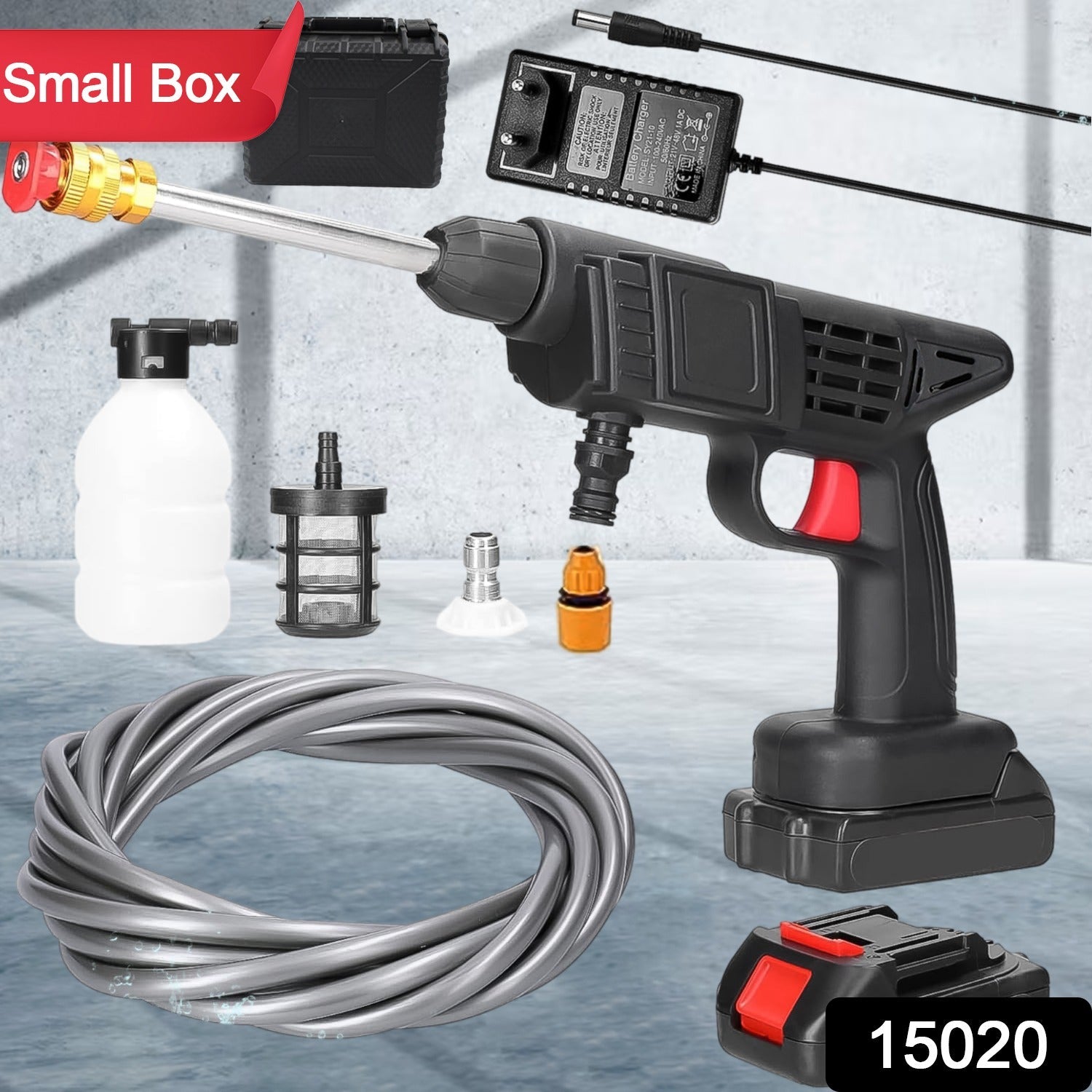 ALVENZA Wireless Car Washer Kit – 48V High Pressure & Portable | DeoDap