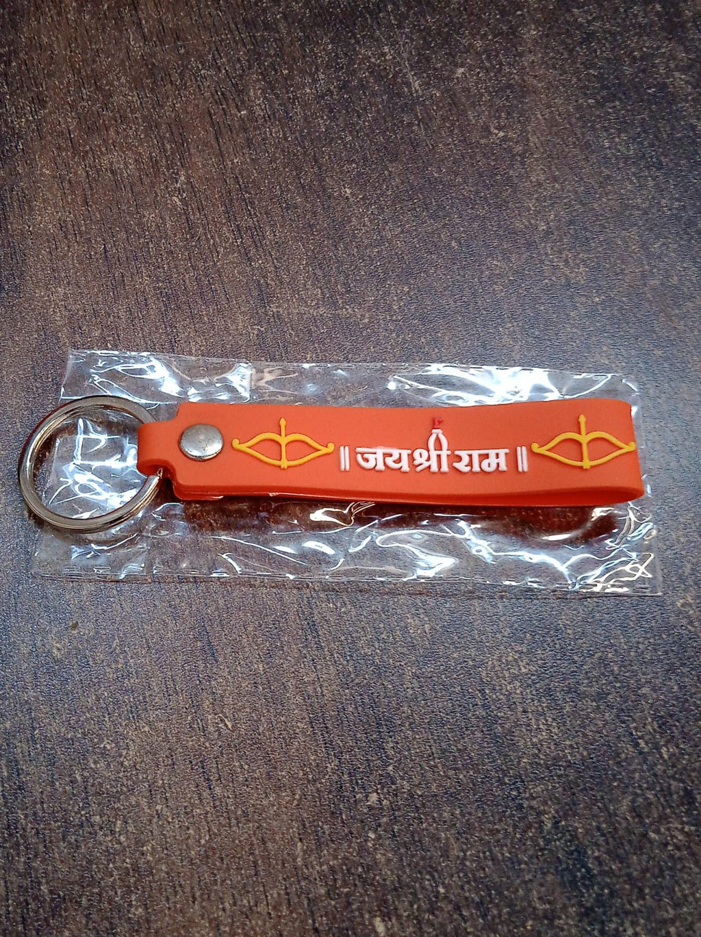 ALVENZA Jai Shree Ram Keychain – Durable Silicone with Metal Hook | Styleva