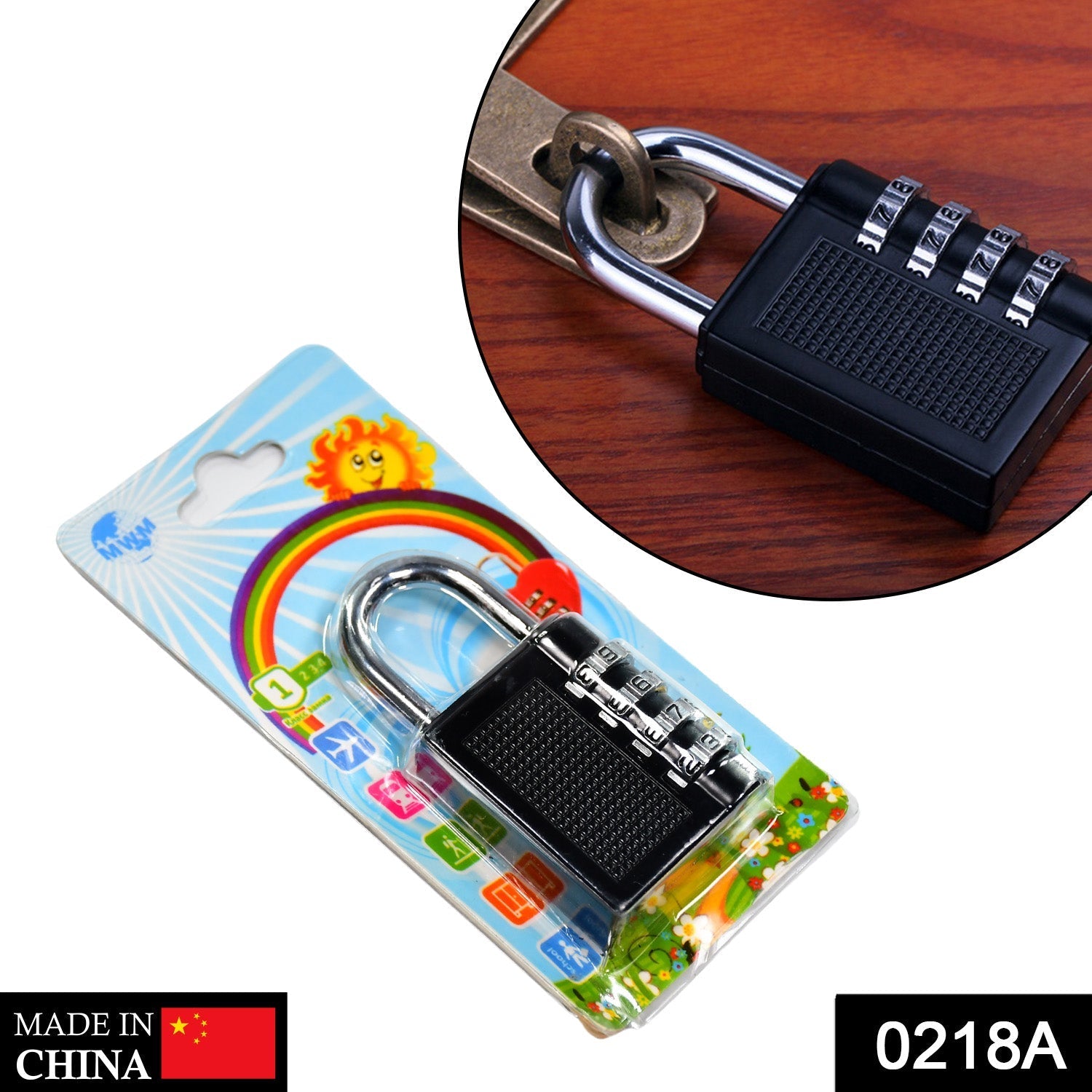 ALVENZA 4-Digit Combination Lock – Resettable Security | AutoSafeo