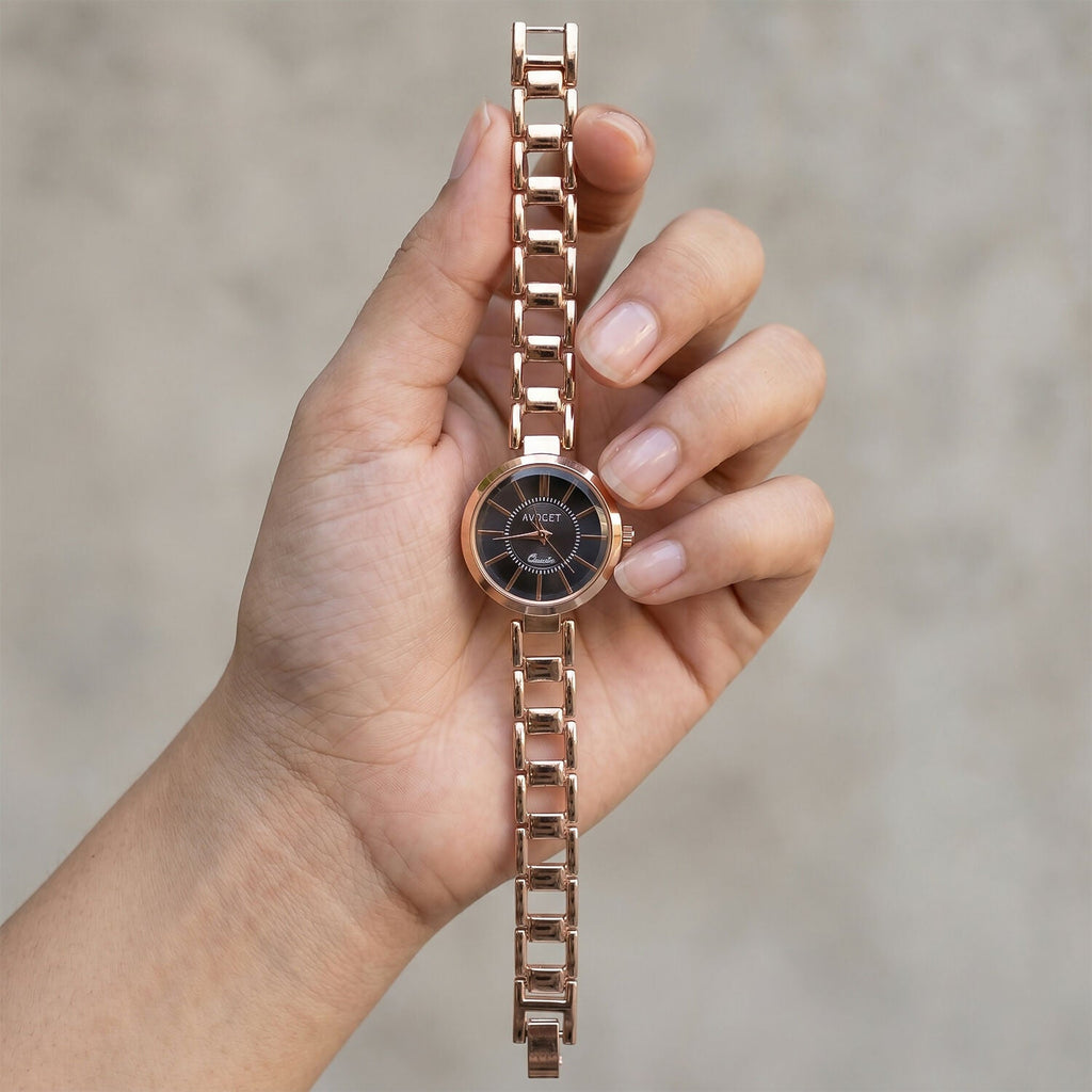 Rose Gold Bracelet Watch – Elegant and Stylish for Women
