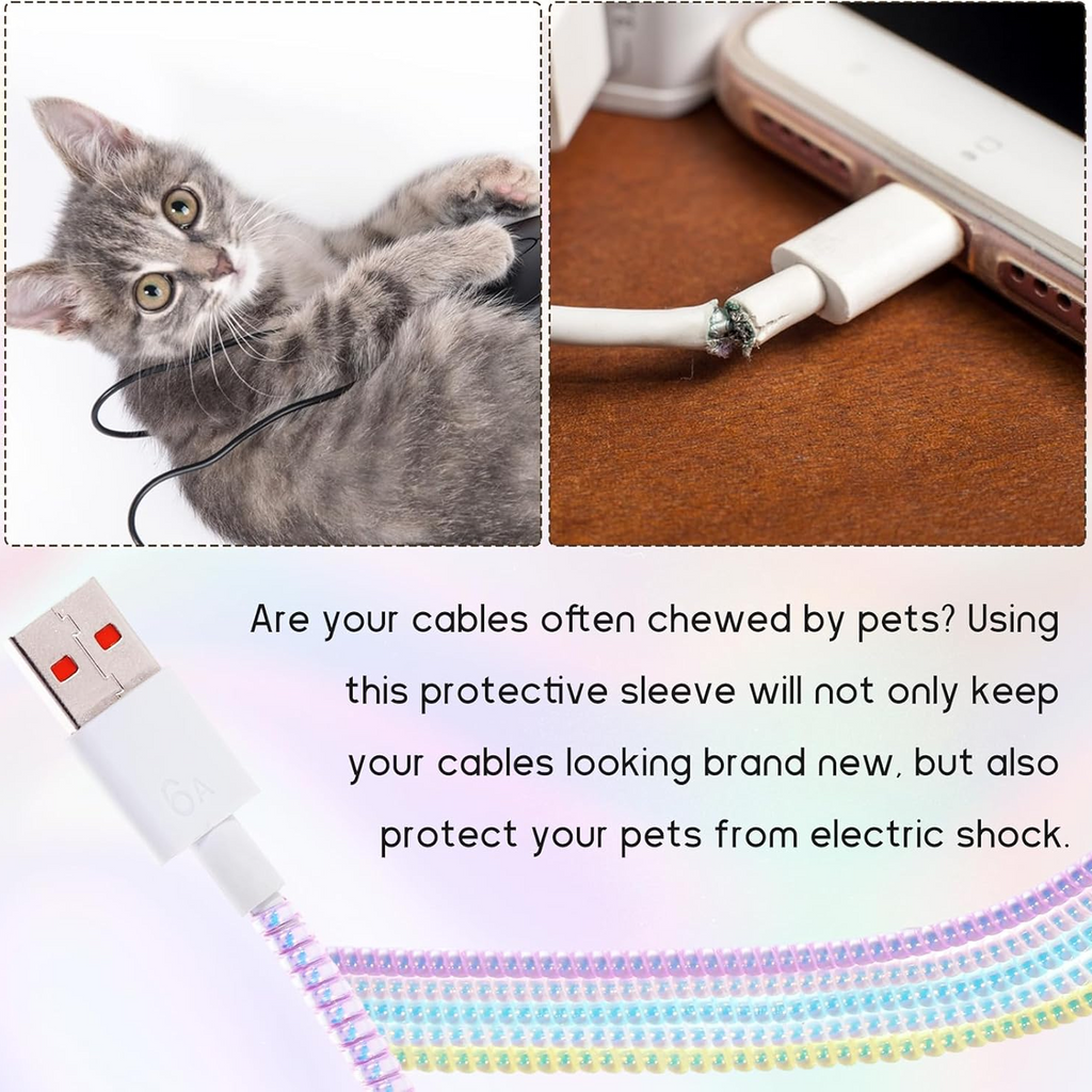ALVENZA Cable Protector – Metallic Spiral Wire Wrap | WipeTech