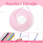 ALVENZA Cable Protector – Metallic Spiral Wire Wrap | WipeTech