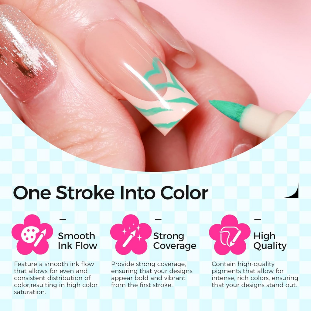 Nail Art Point Pen Set Easy Design Creation for Women - Detail View 6