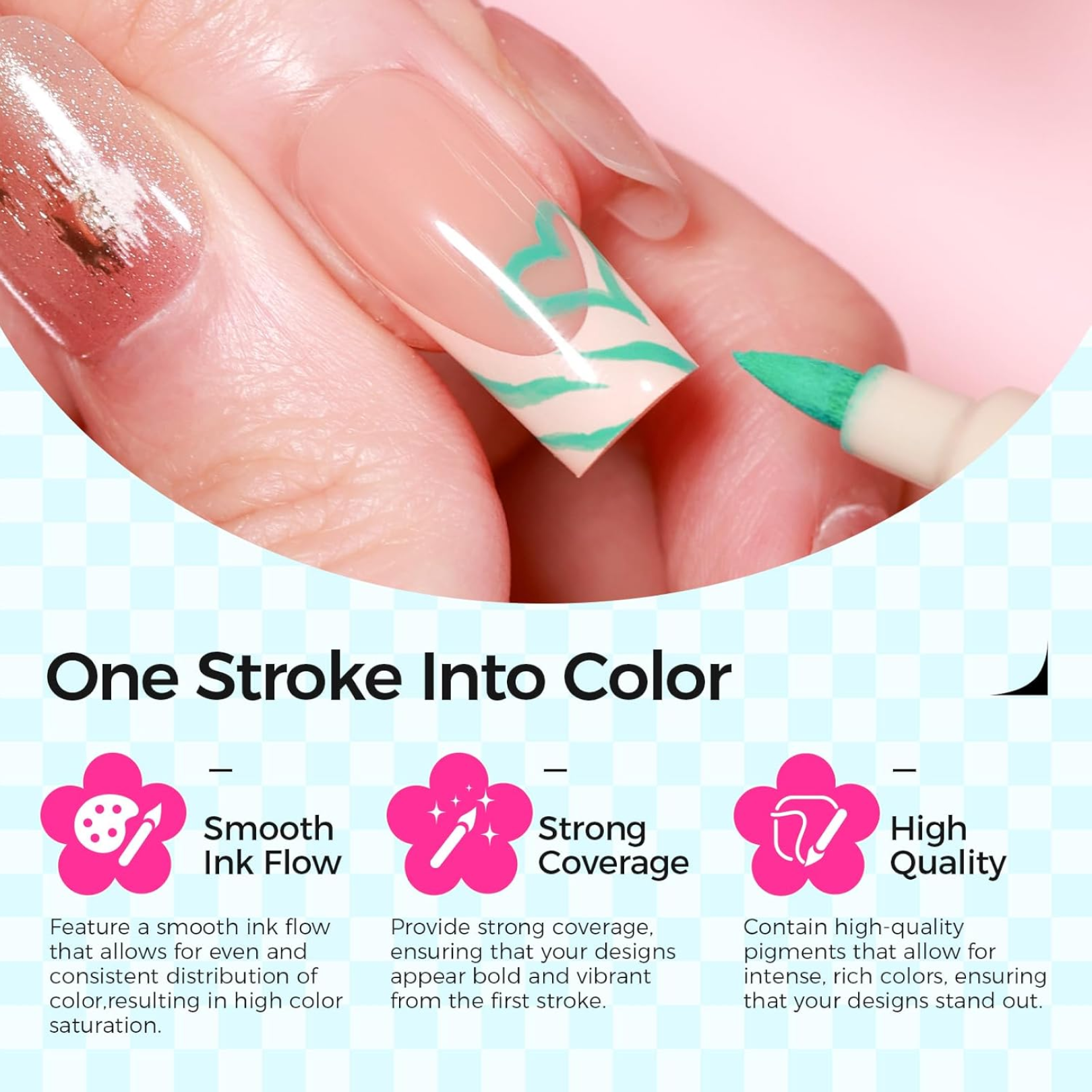 Nail Art Point Pen Set Easy Design Creation for Women - Detail View 6