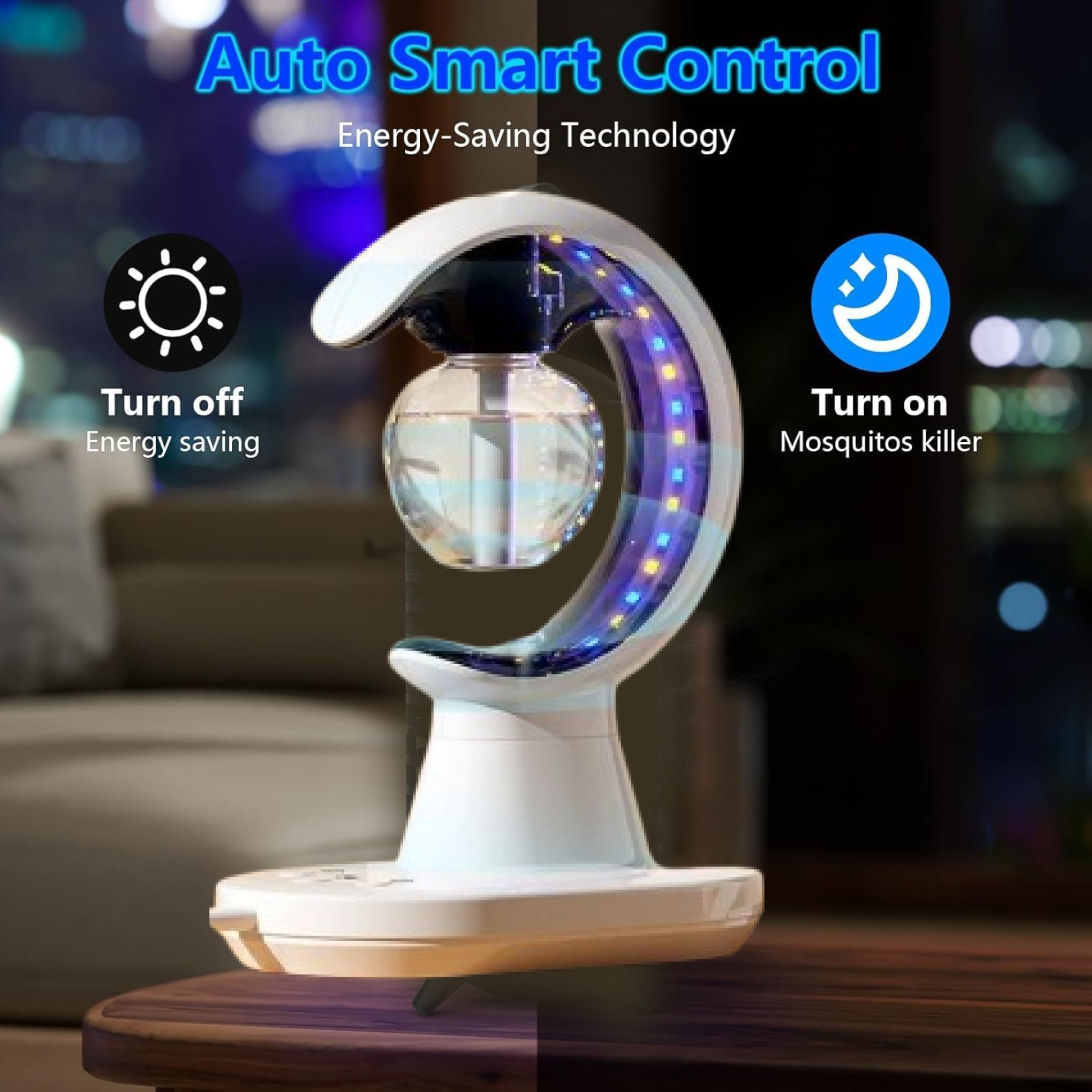 ALVENZA 3-in-1 Humidifier Lamp – LED Light & Mosquito Repellent