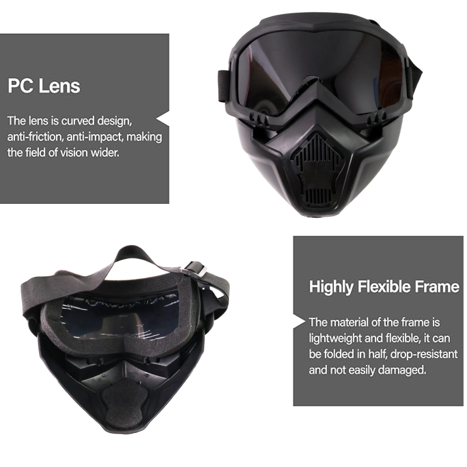 ALVENZA Off-Road Motorcycle Goggles – Windproof Mask & UV Protection | RaceVault