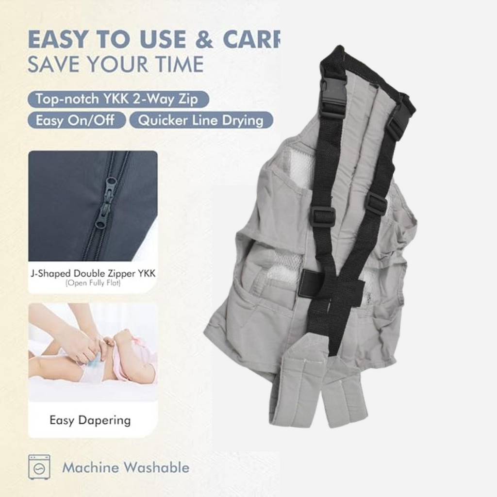 Ergonomic Baby Carrier Hip Seat, Multi-Position | Tender Tend - Back View