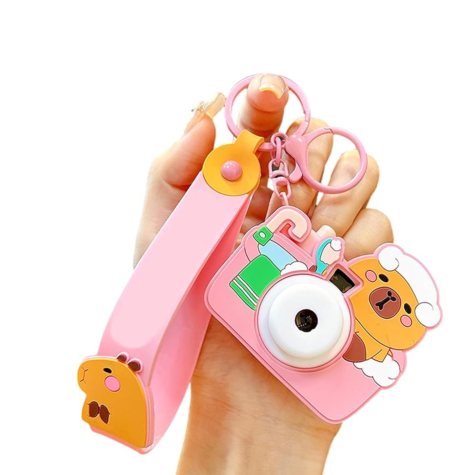 ALVENZA Projective Camera Keychain – Fun Rainbow Image Projector